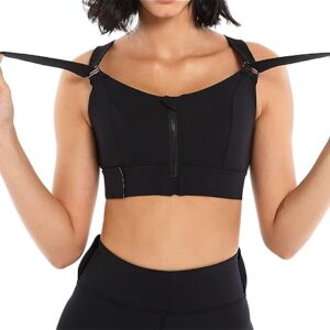Pack of 2 – comfort Sports Bra – Adjustable, Zip Front, Yoga, Gym